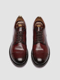 ADMIRAL 002 - Burgundy Leather Derby Shoes