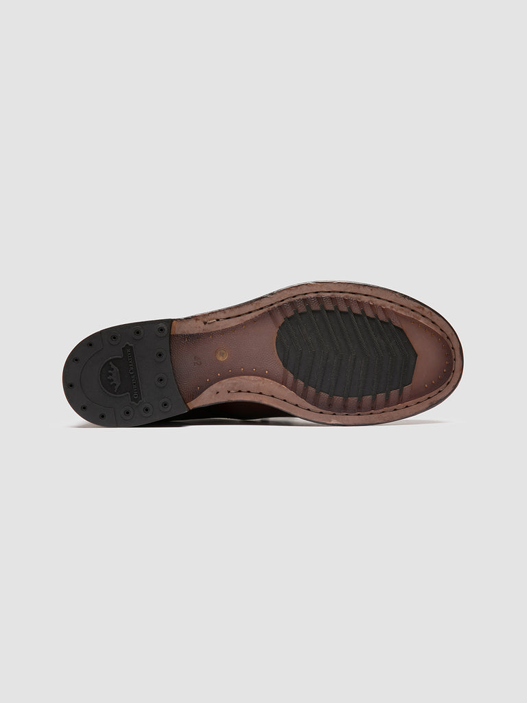 ADMIRAL 004 - Brown Leather Lace-up Boots