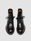 ADMIRAL 005 - Black Leather Lace-up Boots