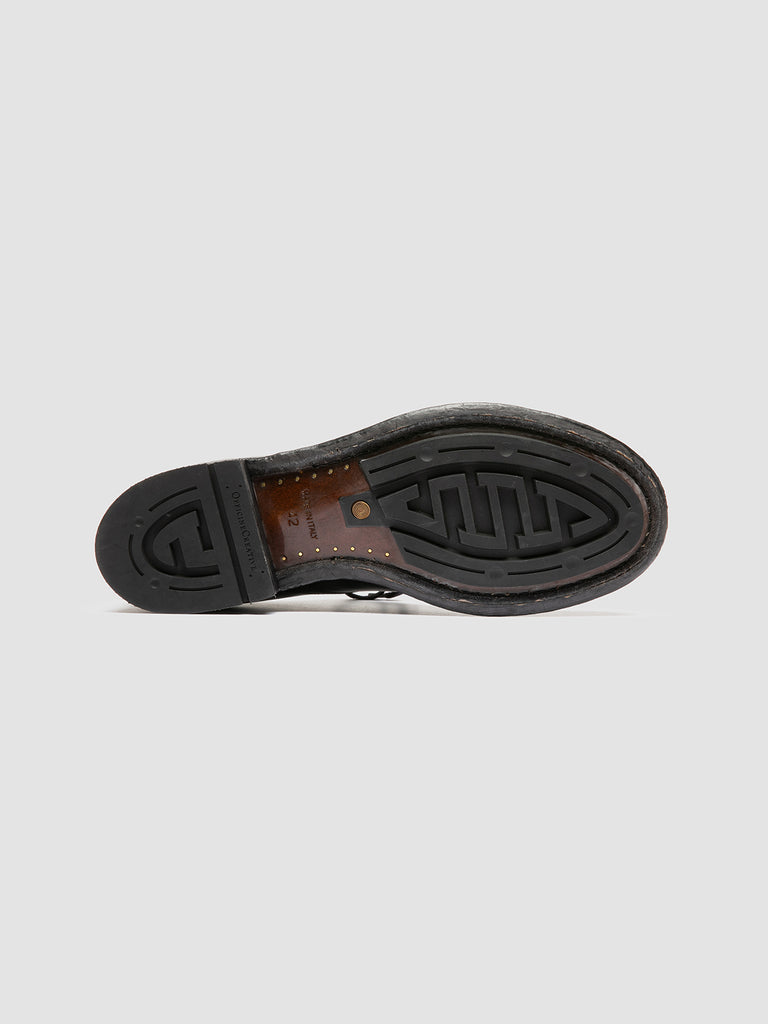 ADMIRAL 007 - Black Leather Derby Shoes