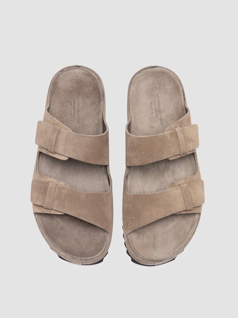 AGORA’ 002 - Taupe Suede Sandals