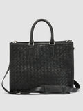 ARMOR 012 - Black Leather Briefcase