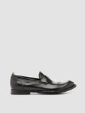 ANATOMIA 071 - Black Leather Penny Loafers