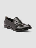 ANATOMIA 071 - Black Leather Penny Loafers