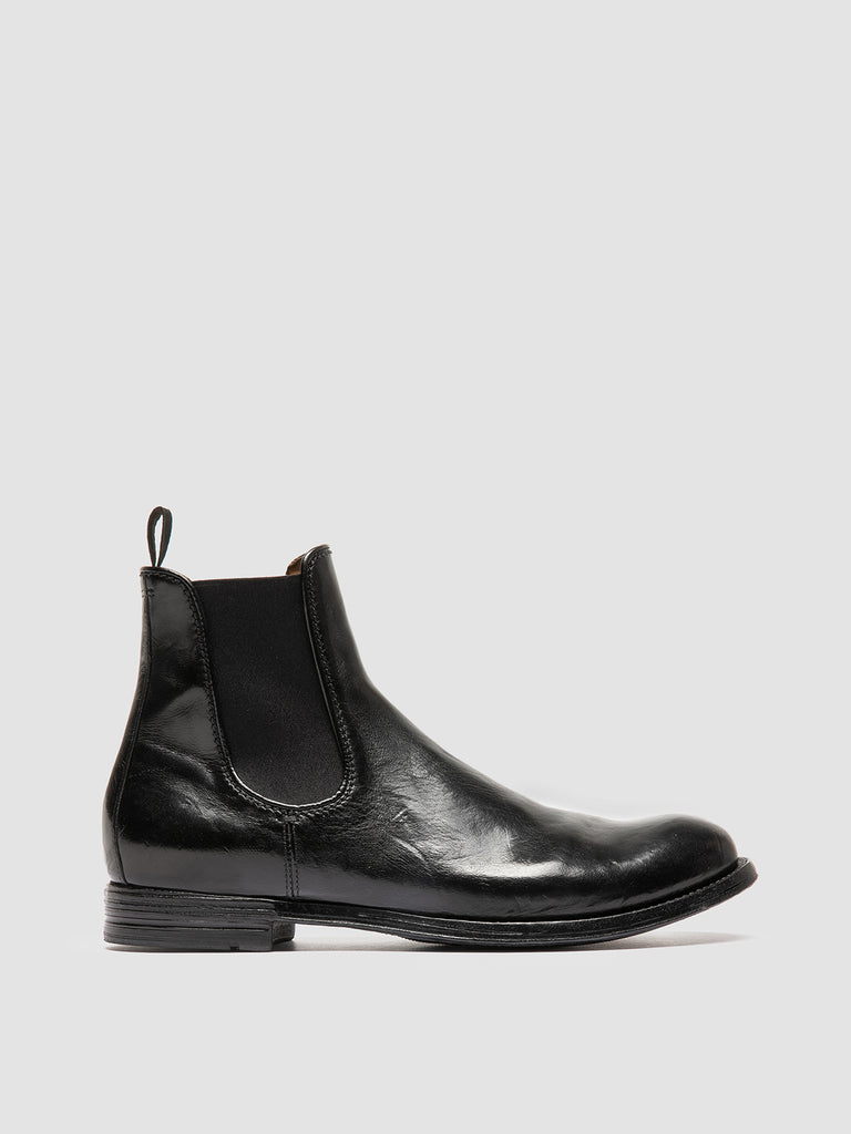 ANATOMIA 083 - Black Leather Chelsea Boots