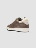 THE ANSWER 002 - Taupefarbene Sneakers aus Leder und Wildleder - thumb image 4,side view