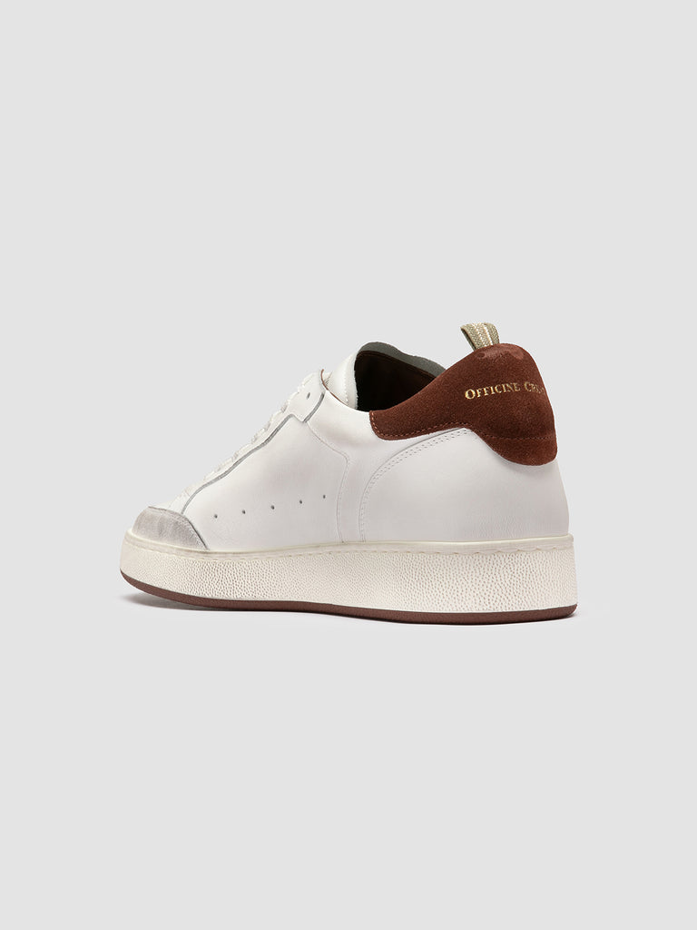 THE ANSWER 007 - White Leather and Suede Sneakers