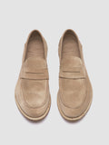 ARCHIVE 522 - Beige Suede Penny Loafers