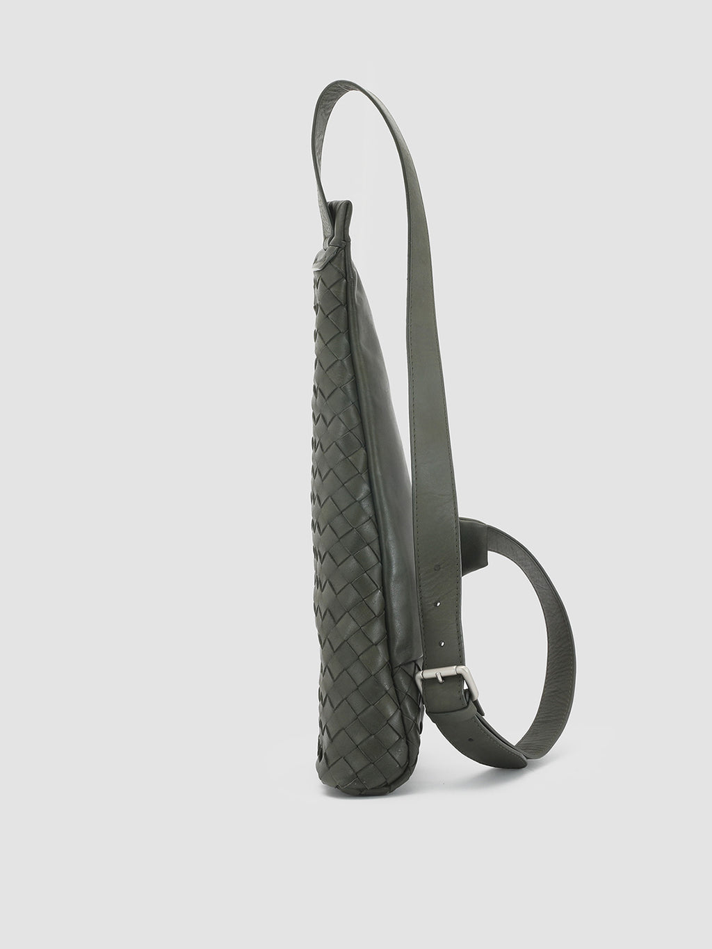 ARMOR 05 - Green Woven Leather backpack