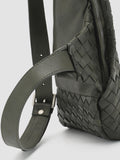 ARMOR 05 - Green Woven Leather backpack