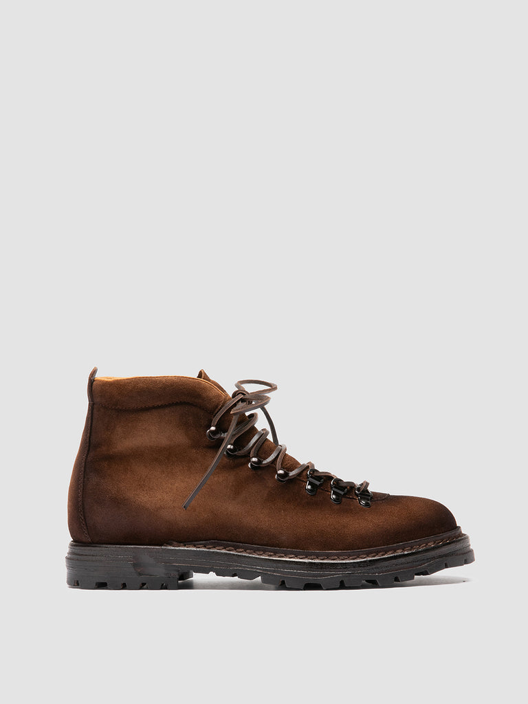 ARTIK 001 - Brown Suede Lace Up Boots