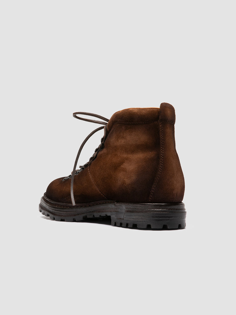 ARTIK 001 - Brown Suede Lace Up Boots