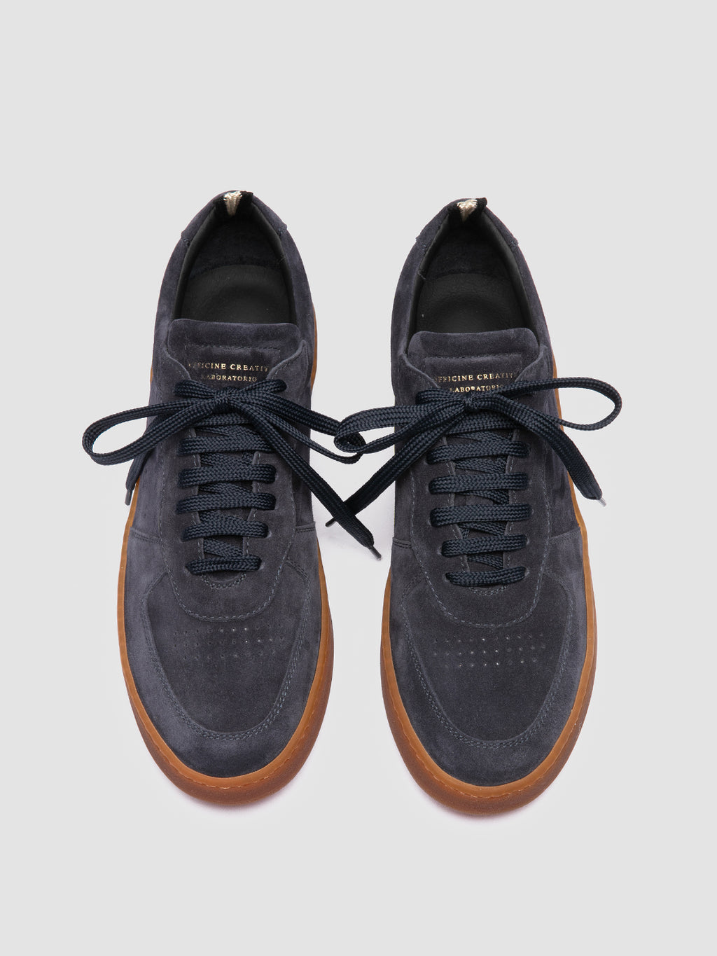 ASSET 001 - Navy Suede Sneakers