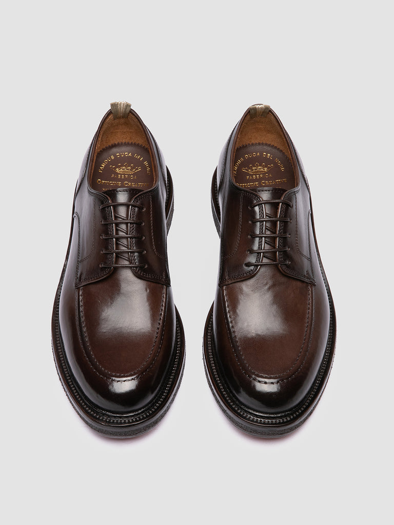 ASTON CREPE 003 - Brown Leather Derby Shoes Officine Creative - 2