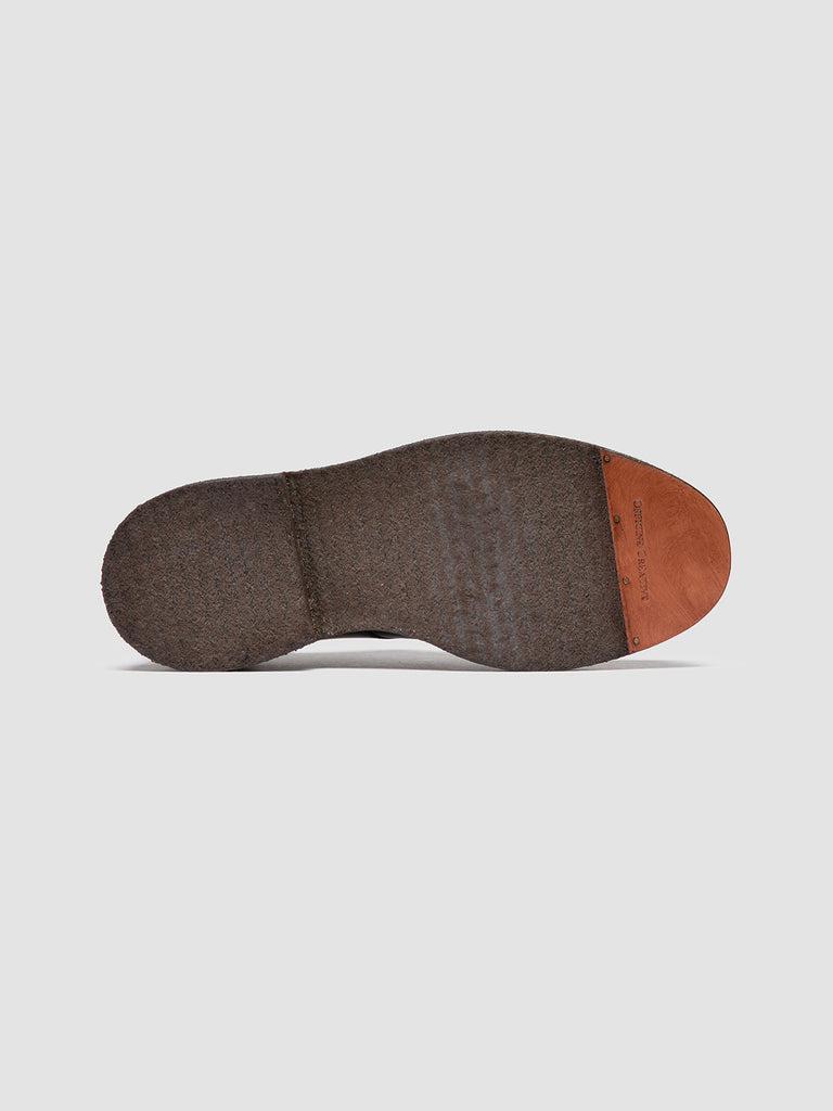 ASTON CREPE 004 - Brown Leather Lace-Up Boots