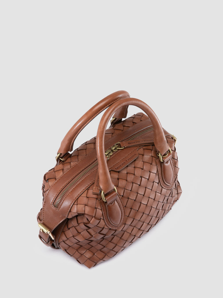 AURA 002 - Brown Leather Handle Bag
