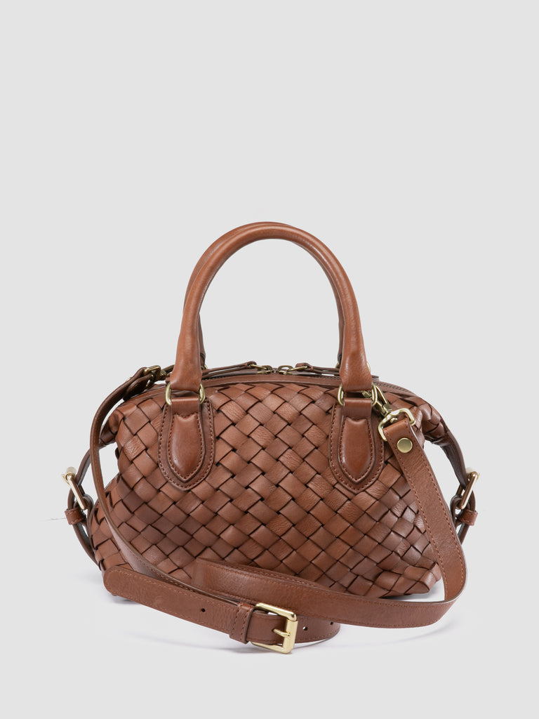 AURA 002 - Brown Leather Handle Bag