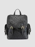 AURA 004 - Black Leather Backpack Officine Creative - 1