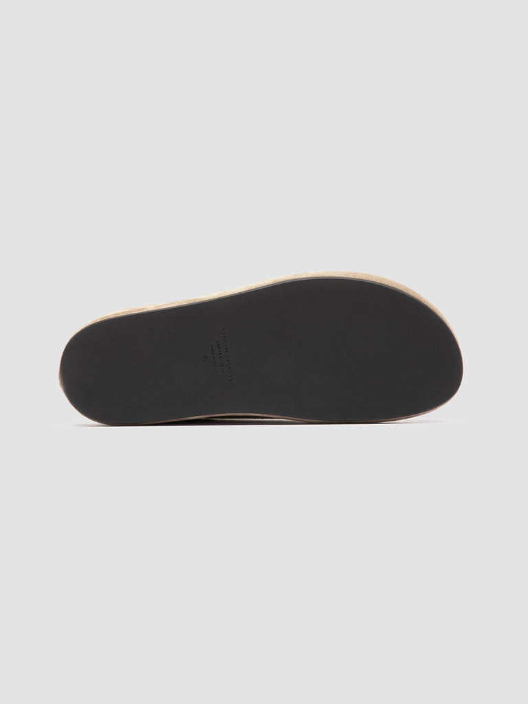 BABOUCHE 001 - Taupe Suede Mule Sandals