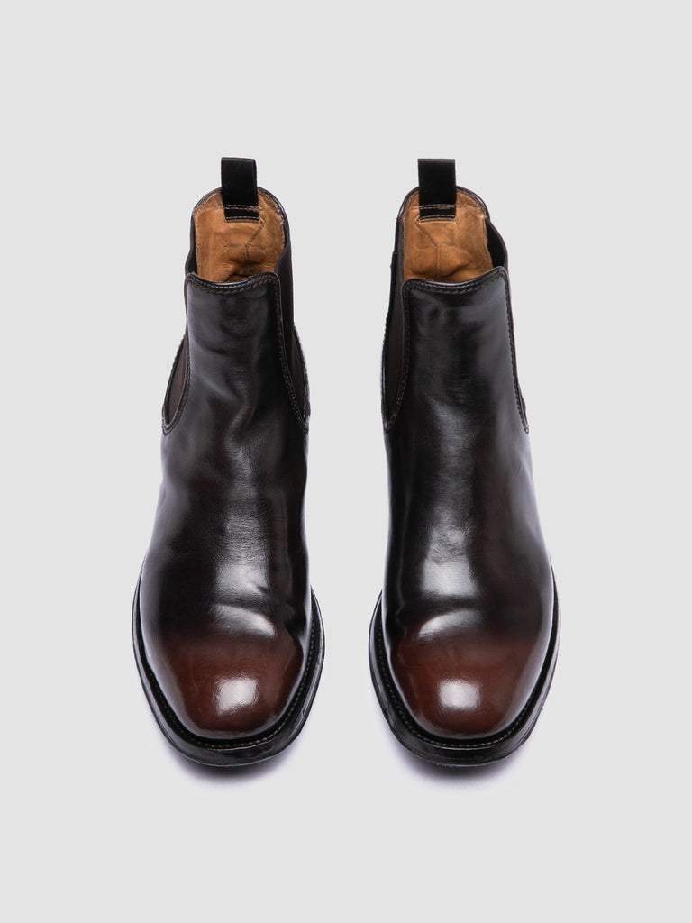 BALANCE 008 - Brown Leather Chelsea Boots