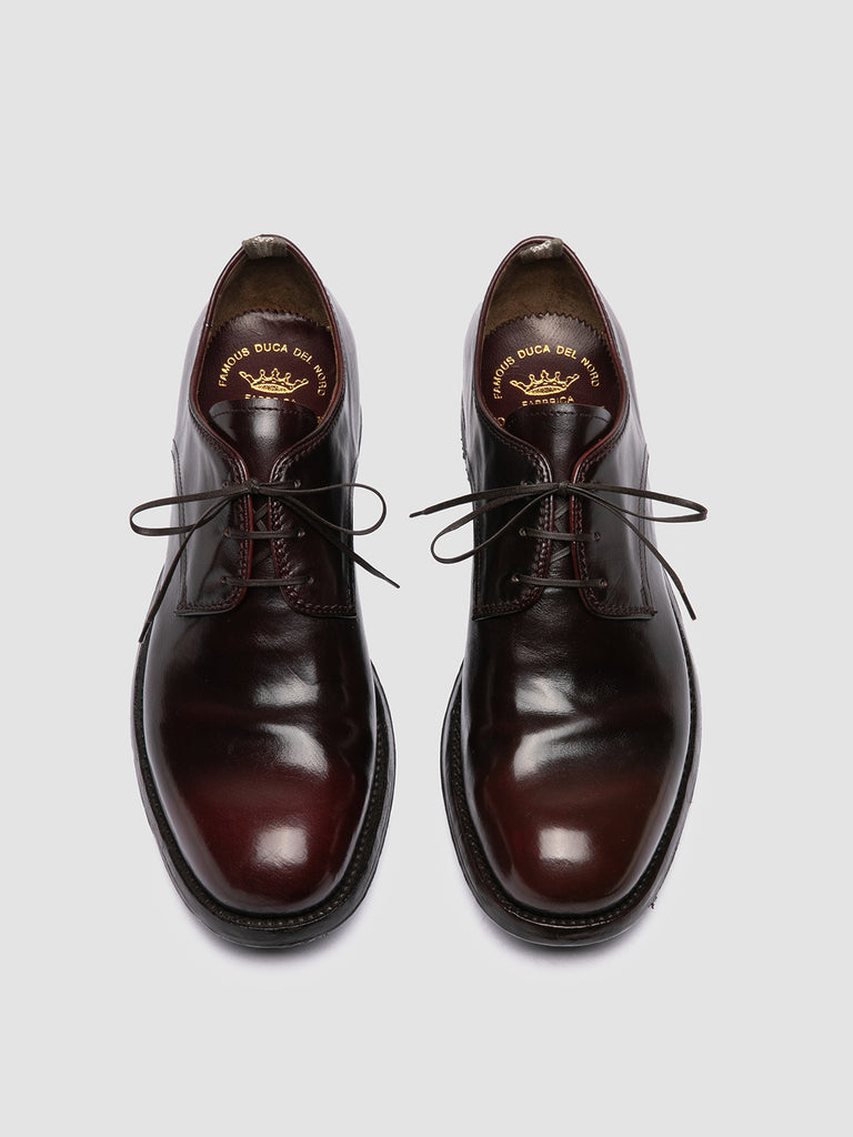 BALANCE 019 - Burgundy Leather Derby Shoes Officine Creative - 2