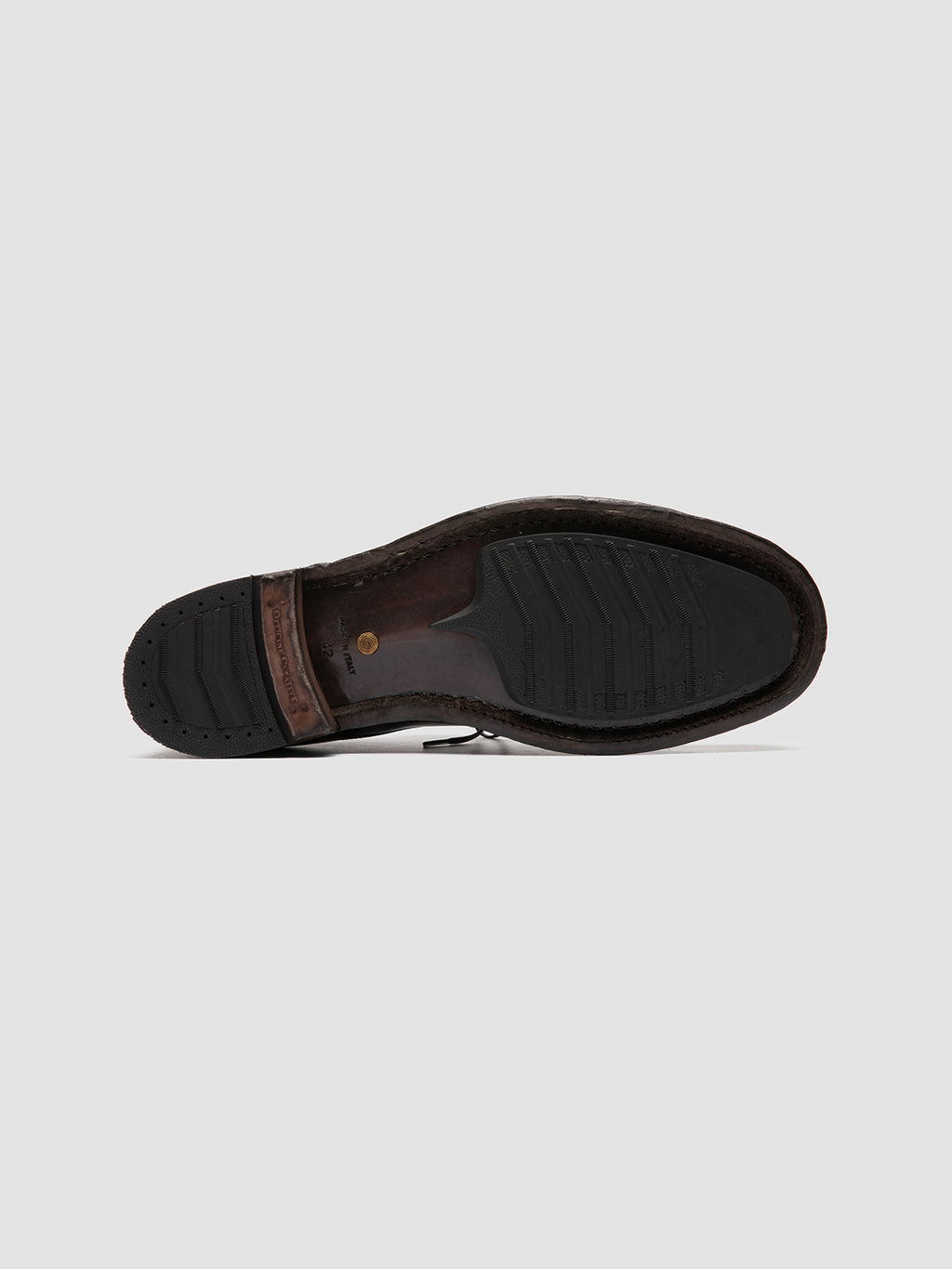 BALANCE 019 - Burgundy Leather Derby Shoes Officine Creative - 5