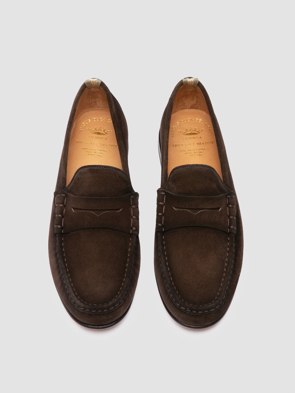 BALFRON 002 - Dark Brown Suede Penny Loafer Officine Creative - 2
