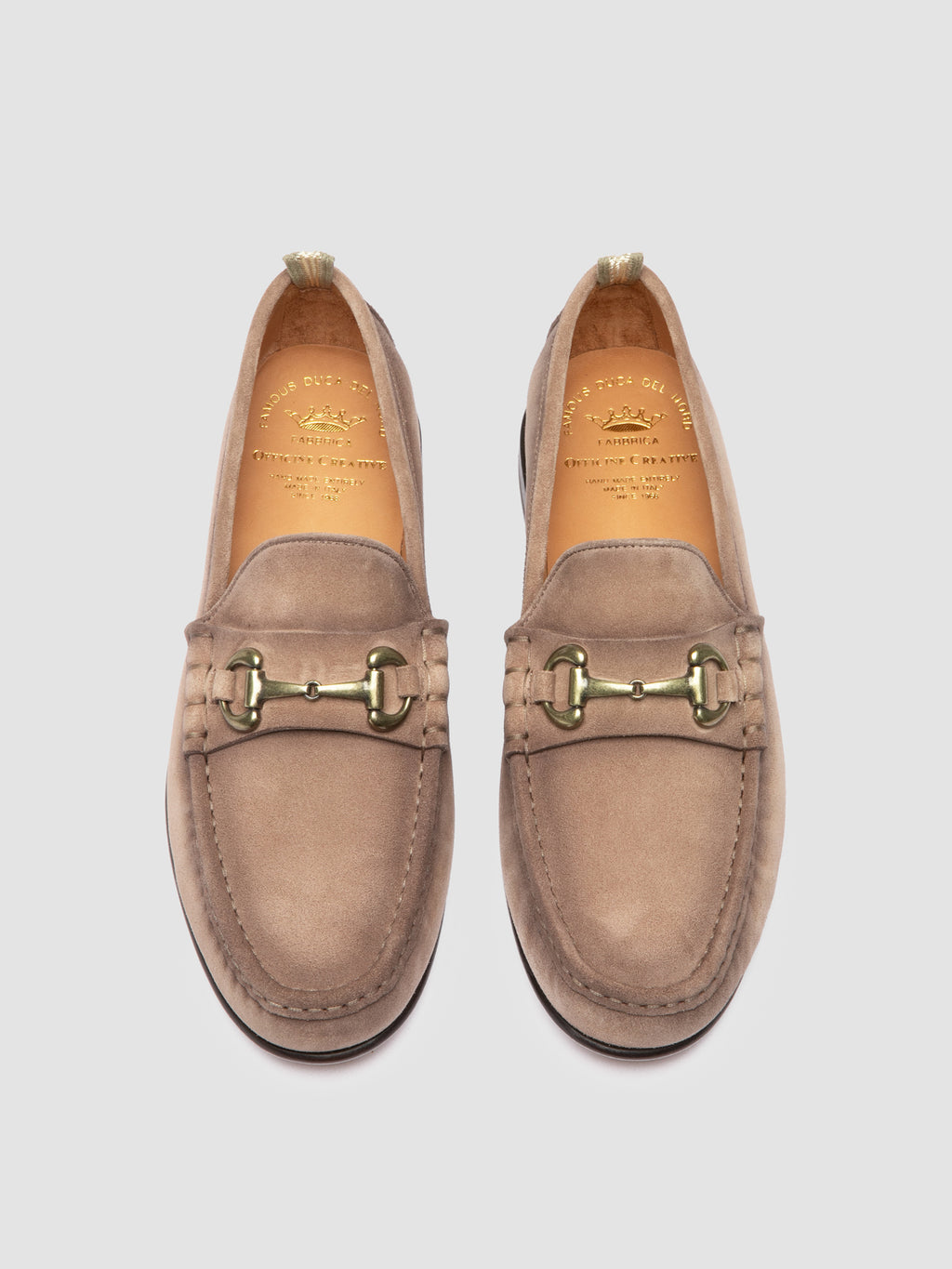 BALFRON 003 - Taupe Suede Penny Loafer Officine Creative - 2