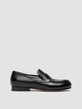 BECKY 101 - Black Leather Penny Loafers