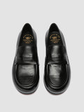 BECKY 101 - Black Leather Penny Loafers