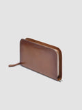 BERGE’ 01 - Brown Zip Around Leather Wallet