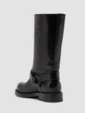 BERYL 001 - Black Leather Pull-On Boots Women Officine Creative - 4