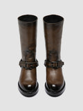 BERYL 010 - Green Leather Pull-On Boots Officine Creative - 2