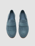 BLAIR 001 - Blue Suede Loafers Women Officine Creative - 2