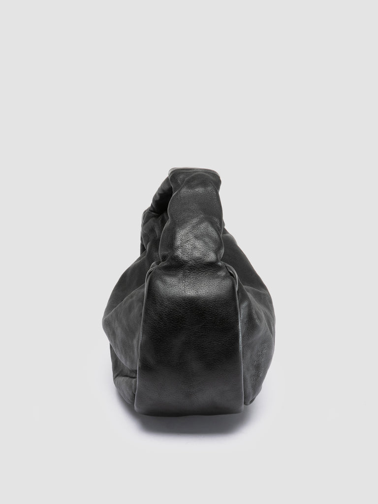 BOLINA 044 - Black Leather Shoulder Bag
