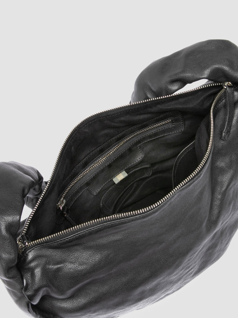 BOLINA 046 - Black Leather Crossbody Bag