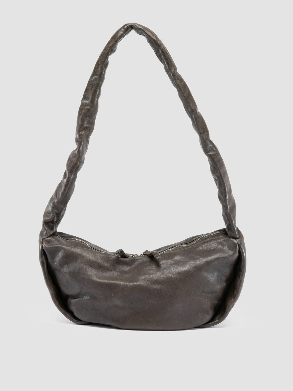 BOLINA 046 - Green Leather Crossbody Bag