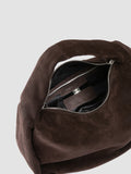 BOLINA 048 - Brown Suede Shoulder Bag - thumb image 6,side view