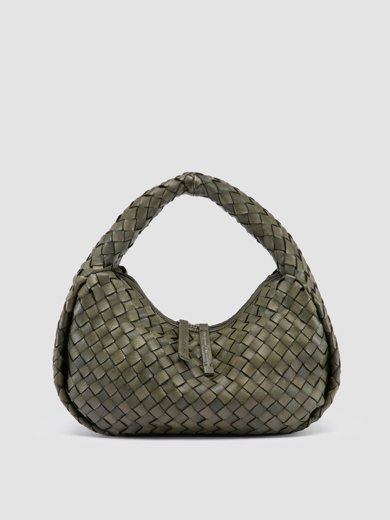 BOLINA 144 - Green Leather Handle Bag
