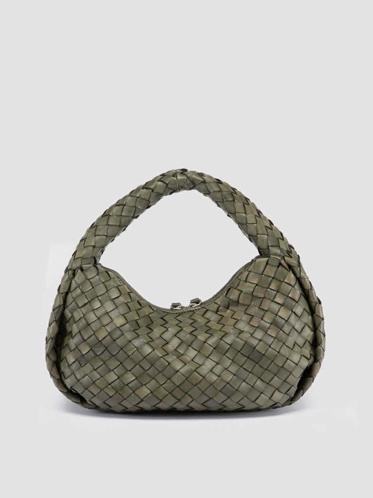 BOLINA 144 - Green Leather Handle Bag Officine Creative - 4