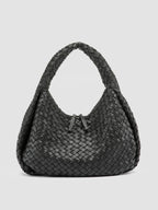 BOLINA 148 - Borsa a Spalla in Pelle Nera