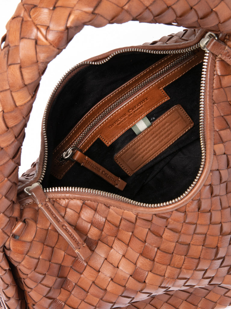 BOLINA 148 - Brown Leather Shoulder Bag Officine Creative - 6