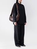 BOLINA 046 - Brown Leather Crossbody Bag - thumb image 2,side view