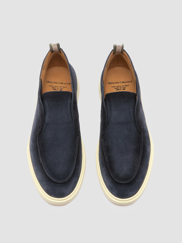 BONES 003 - Blue Suede Chukka Boots