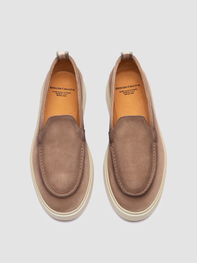 BONES 101 - Beige Suede Loafers