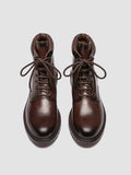 BOSS 002 - Brown Leather Lace Up Boots
