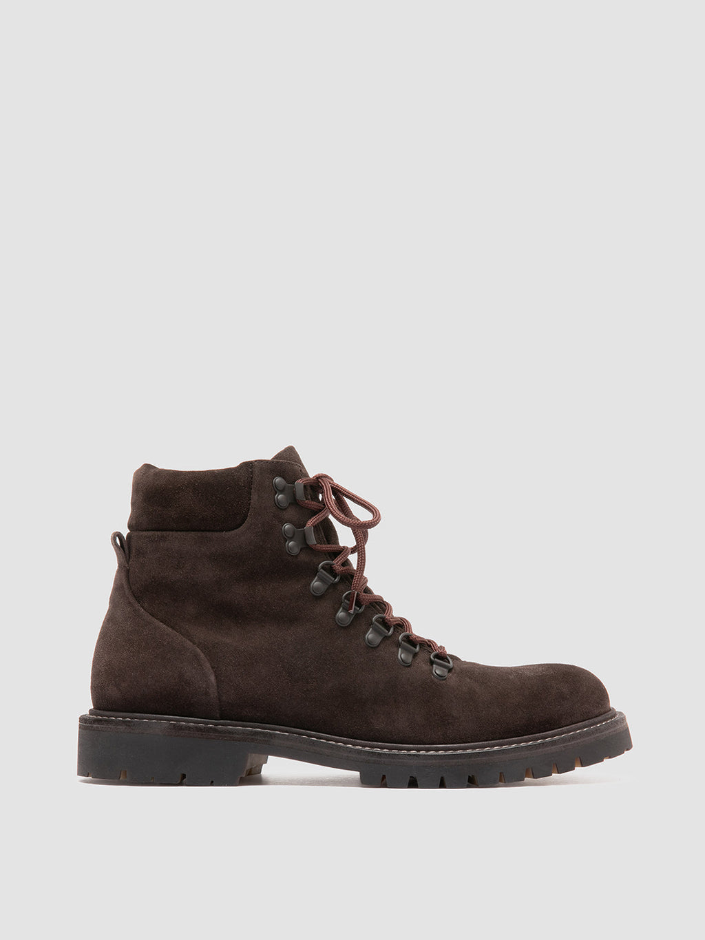 BOSS 003 - Brown Suede Lace Up Boots