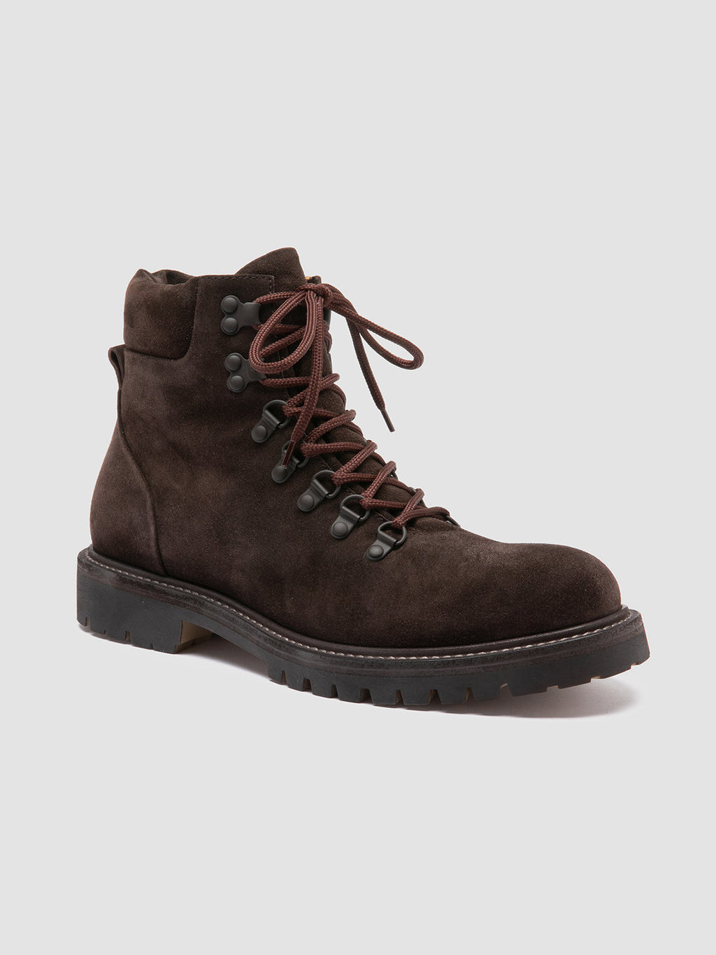 BOSS 003 - Brown Suede Lace Up Boots