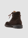 BOSS 003 - Brown Suede Lace Up Boots