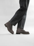 BOSS 003 - Brown Suede Lace Up Boots men Officine Creative - 7